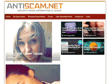 Tablet Screenshot of antiscam.com